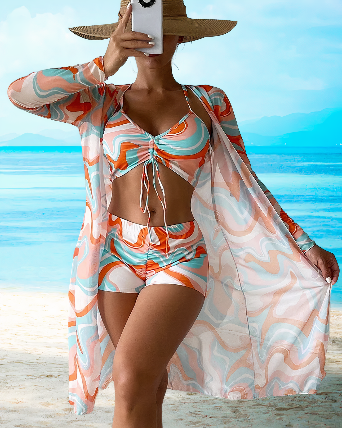 AMALFI™ | High Waist Bikini Set and Top