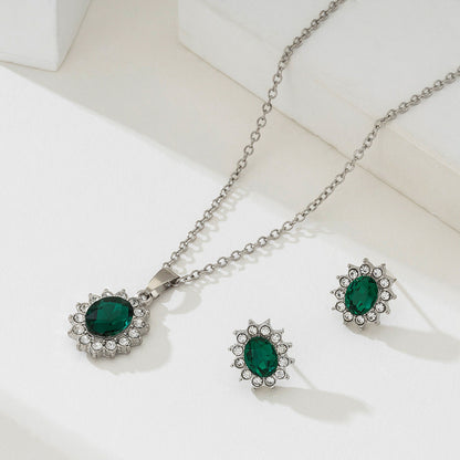 Josina | Premium 16k White Gold Jewelry Set